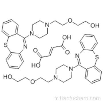 Fumarate de quétiapine CAS 111974-72-2